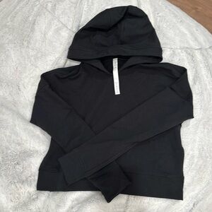 Lululemon crop hoodie with side slits